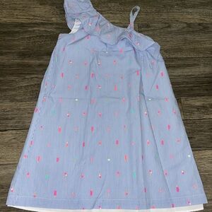 Kate Spade Blue Striped Dress with Popsicles Girls Size 12